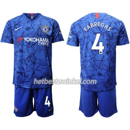 Chelsea Fabregas 4 Kind Voetbaltenues Thuis 2019/20 - SS (+ Korte broeken)